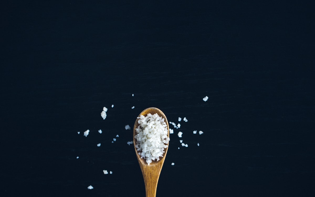 Brown wooden spoon