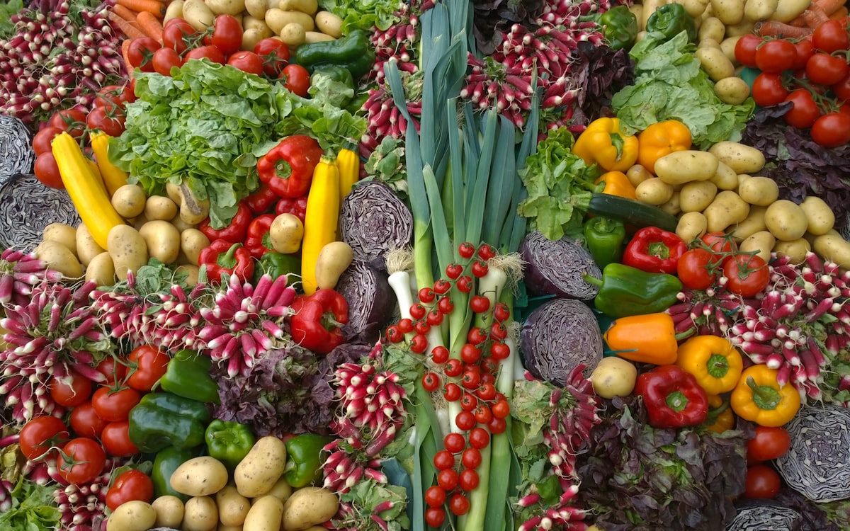 Variety of vegetables