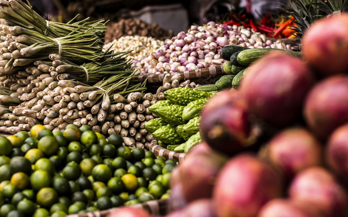 Assorted vegetable lot